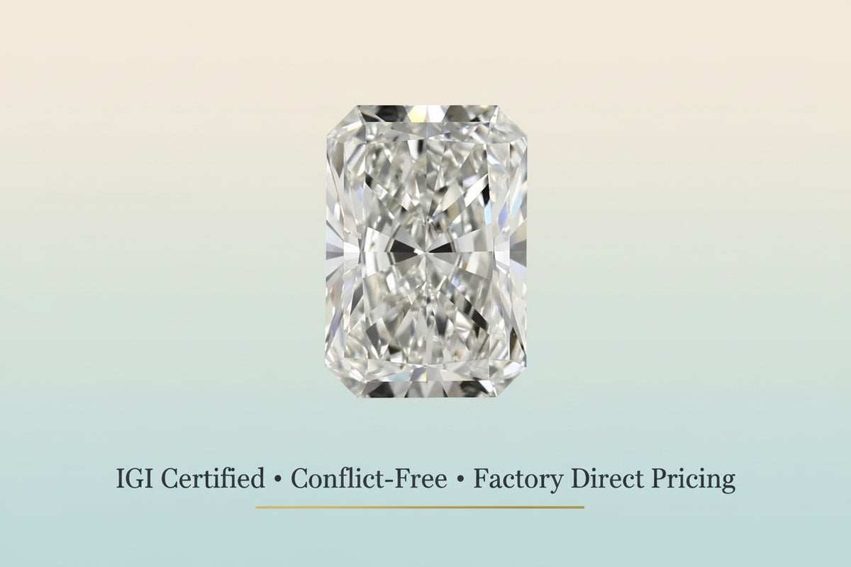 3.08ct Radiant Brilliant | Ideal Cut | G / VVS2 | IGI Certified